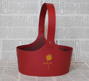 Коробка для цветов 0065  (1 шт , диаметр 20х14х13 см)