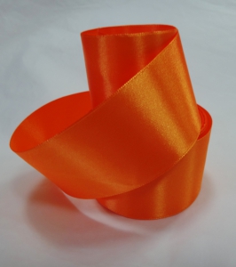 Лента атласная 50 мм (цв .25 оранж  , 23 метра )