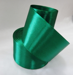 Лента атласная 50 мм (цв 127\168зеленый  , 23 метра )