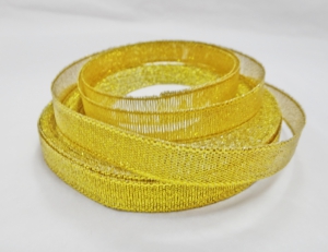 Ленгта парча 1.2 см, в  рулоне 23 м. (Золото).