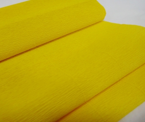 Бумага крепп  (50х200 см)  Цвет 104 яркожелтый