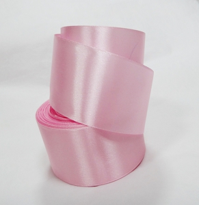 Лента атласная 50 мм (цв175 розовый  , 23 метра )
