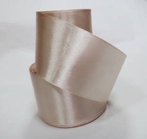 Лента атласная 50 мм (цв.172 св.кофейный , 23 метра )