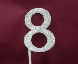 Цифра на палочке  (1 штук-7х3 см )