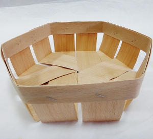  Лукошко из шпона  круглое ( 12х12х6,5см )