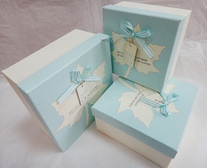 Подарочная коробка 1919-10 комплект 3 шт )