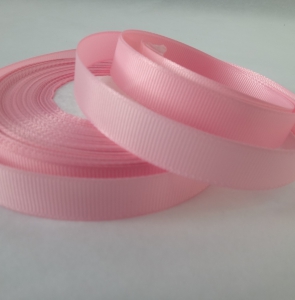 Лента репсовая 1.2см,20м розовый