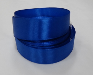 Лента атласная 25 мм(цвет  40 синий 23 метра )