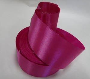 Лента атласная 40 мм(цв. 45 малиновый, 23 метра)