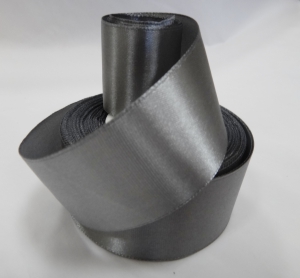 Лента атласная 40 мм(цв.180 серый, 23 метра)