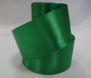 Лента атласная 40 мм(цв. темно- зеленый , 23 метра)