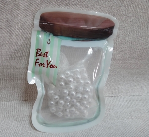 Пакет- банка на зиппере  (19х12см , 1 шт ) .