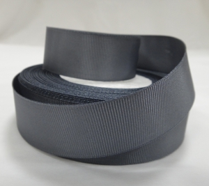 Лента репсовая 2,5 см (23м ) цв. серый