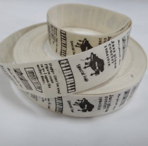 Лента хлопковая , (2,5 см , 5 ярд )