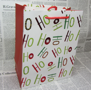 Пакет подарочный новогодний (24Х18Х10) 3д