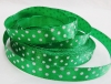 Лента атласная в горошек , (1 см ,25 ярд ) № 19