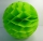 Шар декоративный , соты  , зеленый, диаметр  см.